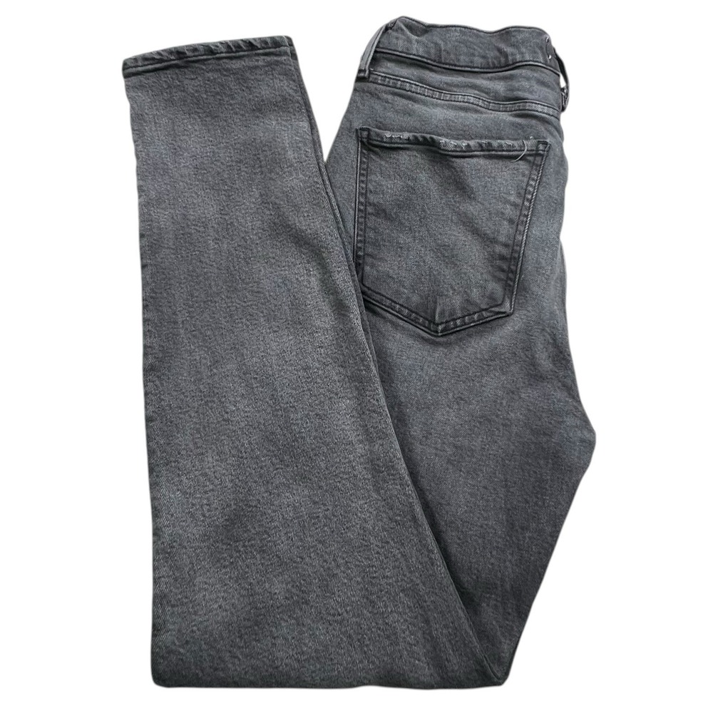 Agolde Womens 27 Gray Button Fly Nico Skinny Leg High Rise Jeans